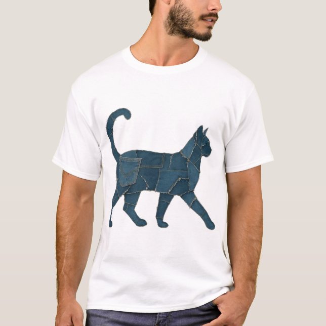Camiseta Retro Engraçada com Remendo de Ganga de G (Frente)