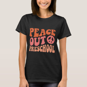 Camiseta Retrô Engraçado Da Pré-Escola No Último Dia De Pre
