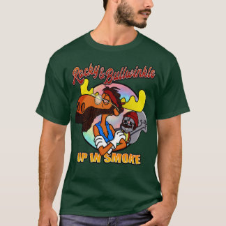 Camiseta Retrô Engraçado Em design De Fumo