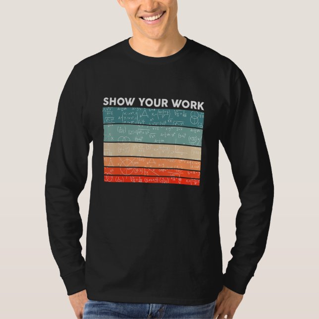 Camiseta Retro Engraçado Mostra Sua Sala De Aula De Profess (Frente)