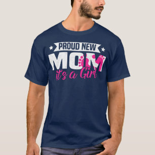 Camiseta Retro Engraçado Nova Mãe Orgulhosa É uma Revenda d