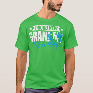Camiseta Retro Engraçado Nova Vovó Orgulhosa É um Raio de G