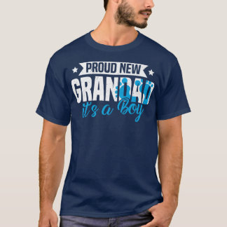 Camiseta Retro Engraçado Novo Avô Orgulhoso É um Raio de Gê