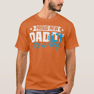 Camiseta Retrô Engraçado Novo Pai Orgulhoso É uma Reve de G