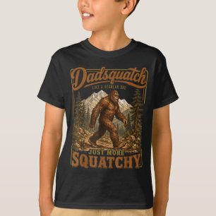 Camiseta Retro engraçado papai Sasquatch pai dia dos pais 