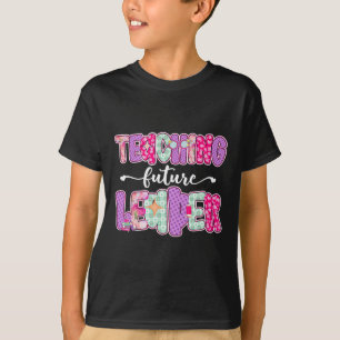 Camiseta Retro Ensino Futuros Líderes Professor Preppy de V