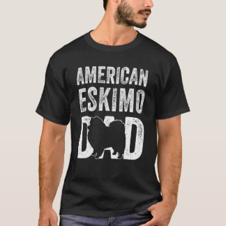 Camiseta Retro Eskimo Americano Papai Dia dos Pais Cachorro