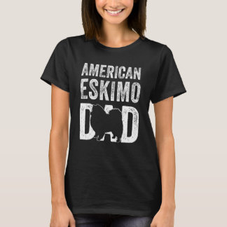 Camiseta Retro Eskimo Americano Papai Dia dos Pais Cachorro