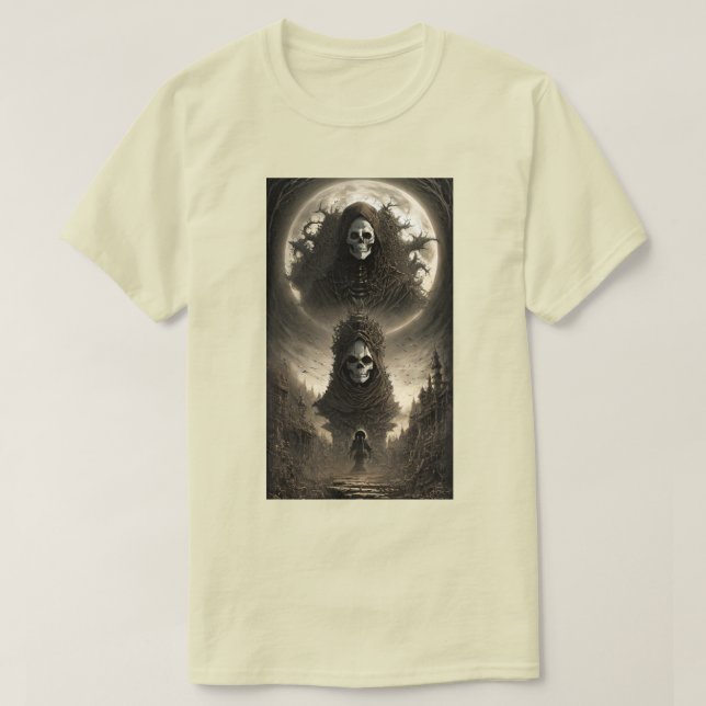 Camiseta Retro Esqueleto (Frente do Design)