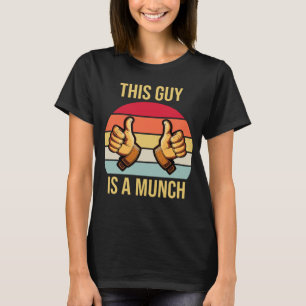 Camiseta Retro Esta Cara é uma Engraçada Munch, sou uma Vin