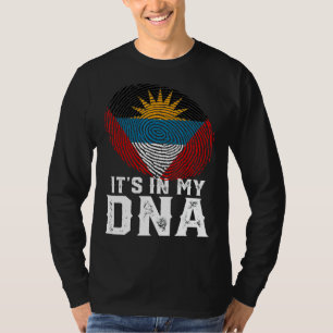 Camiseta Retro Está na Impressão Digital do Dna Antígua e B