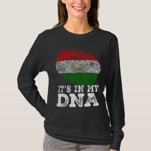 Camiseta Retro Está na Impressão Digital do Meu Dna Tajiqui