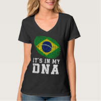 Retro Está no Meu Dna Brasil Bandeira Patriótica
