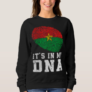 Camiseta Retro Está no Meu Dna Burkina Faso Flag Patriótico