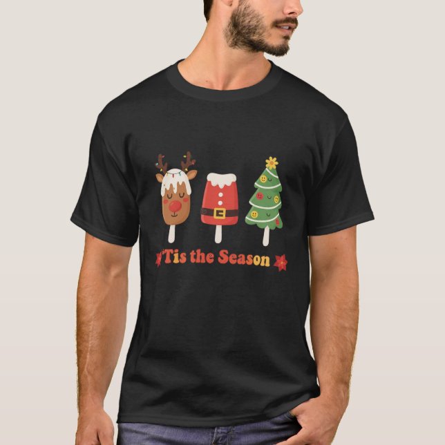 Camiseta Retro Este é o Natal Feriado da Época (Frente)
