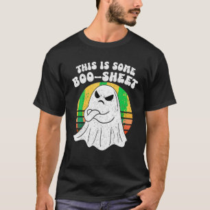 Camiseta Retro, Este É Um Halloween Da Época De Boo Sheet S