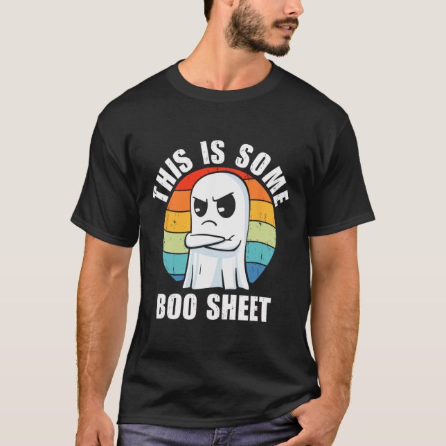 Camiseta Retro, Este É Um Pouco De Ghost Ghost Halloween De (Frente)