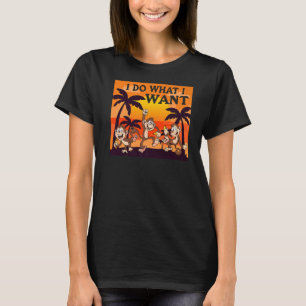 Camiseta Retro Eu Faço O Que Quero, Macaco Engraçado, Amant