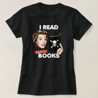 Camiseta Retro eu leio livros proibidos