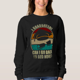 Camiseta Retro Eu Me Formei Posso Voltar Para A Cama Agora