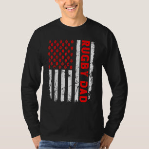 Camiseta Retro EUA Flag Sports Best Pai Nunca Orgulhoso Rug