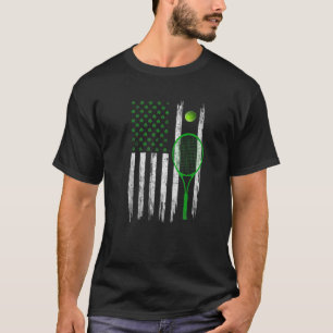 Camiseta Retro EUA Flag Tênis Shamrock Sports Rua. Patrick'