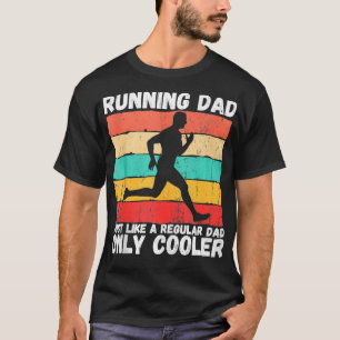 Camiseta Retro Executando Pai Funny Runner Marathon Athlete