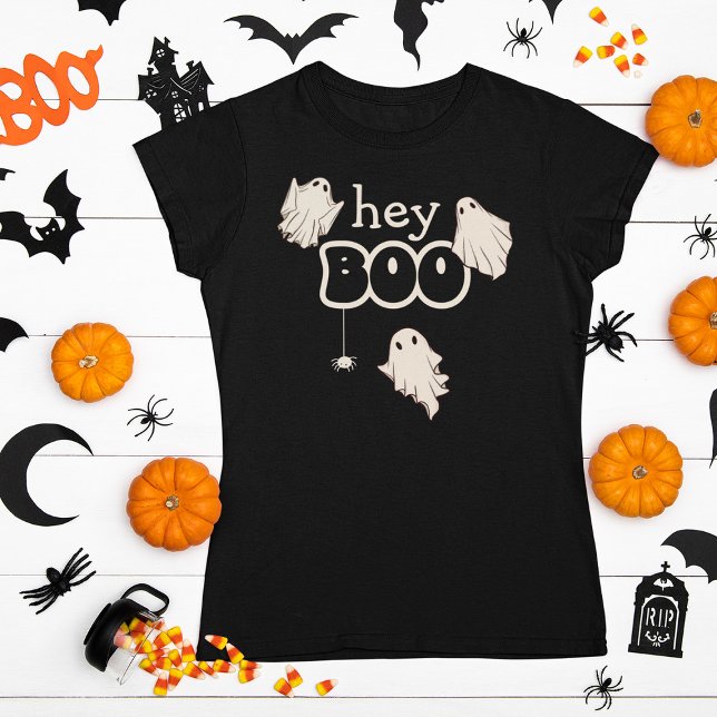 Camiseta Retro Fantasmas Ei Boo Halloween (Criador carregado)