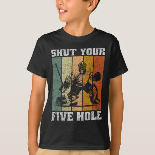 Camiseta Retro Fecha o Seu Buraco dos Cinco Engraçado Vinta
