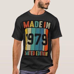 Camiseta Retro Feita em 1979
