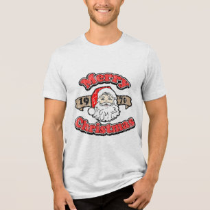 Camiseta Retro Feliz Natal 1970 Papais noeis