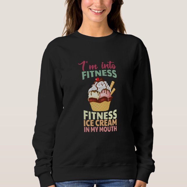 Camiseta Retro Fitness Expert Ice Cream Gym  Fitness Ice Cr (Frente)