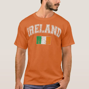 Camiseta Retro Flag of Ireland Irish Dia de São Patrício