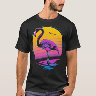 Camiseta Retro Flamingo