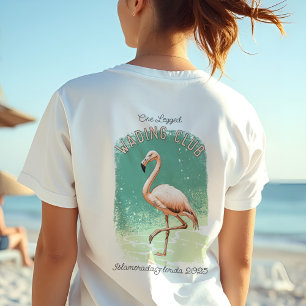 Camiseta Retro Flamingo Flamingo Florida Fay Wading Club