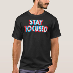 Camiseta Retrô Focado Em Homens Mulheres Garotas Ficam Lá