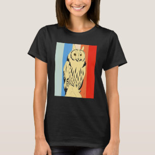 Camiseta Retro Forest Animal Owl Predator Owl 1
