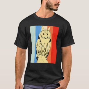 Camiseta Retro Forest Animal Owl Predator Owl 1