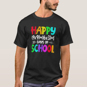 Camiseta Retro Fórmula Matemática 100 Dias De Esco