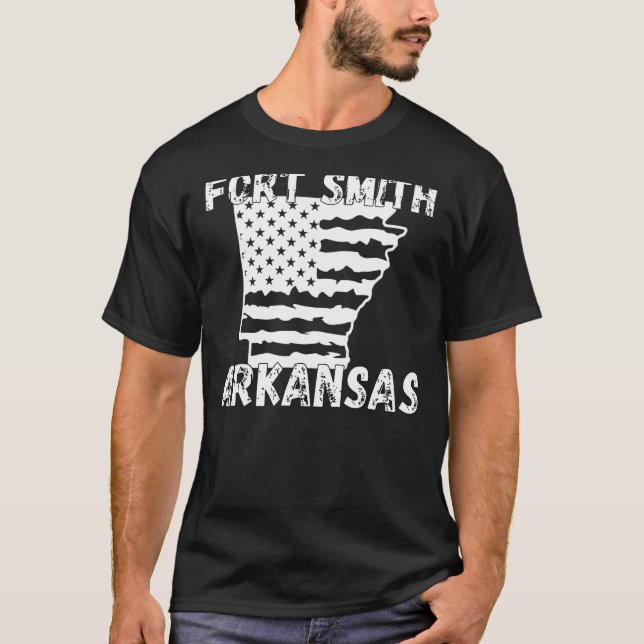 Camiseta Retro Fort Smith Arkansas Roupa 1 (Frente)