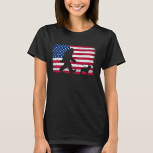 Camiseta Retro French Bulldog 4 de julho US Flag