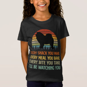 Camiseta Retro Funny Chow Chow Dog Proprietária Mulheres Me