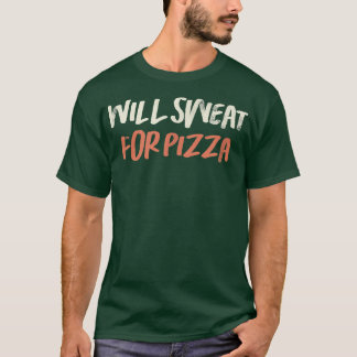 Camiseta Retro Funny Colorido Irá Suar Para Pizza Dizendo S