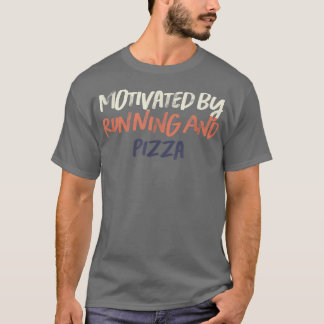 Camiseta Retro Funny Colorido Motivado Pela Execução E Pizz