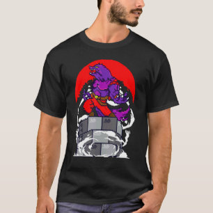 Camiseta Retro Gamer 8 Bits Werewolf Howling Moon Wolf V