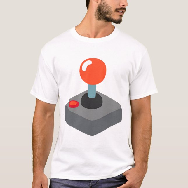 Camiseta Retro Gamer Joystick (Frente)