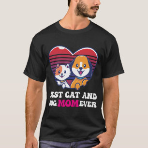 Camiseta Retro Gato Cachorro Mãe Gata Mamãe Furmam