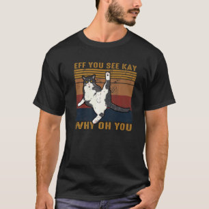 Camiseta Retrô Gelando Eff Você Vê Meditação De Kay Yoga
