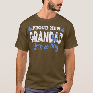 Camiseta Retro Gênero Revela Orgulhosa Nova Avô É Um Menino