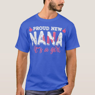 Camiseta Retro Gênero Revela Orgulhosa Nova Nana É uma Meni